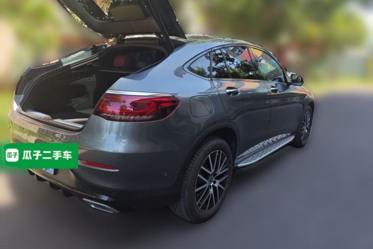 Used Mercedes-Benz GLC Coupe 2020 GLC 300 4MATIC Coupe SUV Rear Right 45 Deg