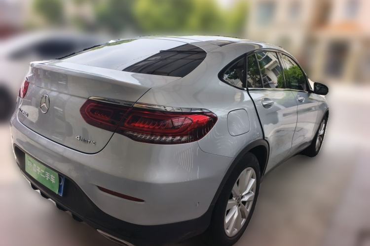 Used Mercedes-Benz GLC Coupe 2020 GLC 260 4MATIC Coupe SUV Rear Right 45 Deg