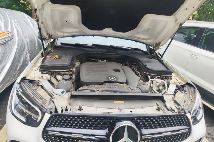 Used Mercedes-Benz GLC Coupe 2020 GLC 260 4MATIC Coupe SUV Engine Bay