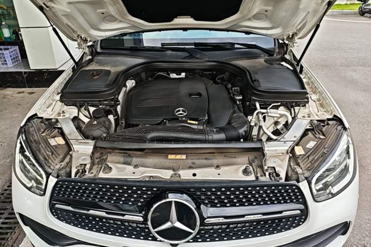 Used Mercedes-Benz GLC Coupe 2020 GLC 260 4MATIC Coupe SUV Engine Bay