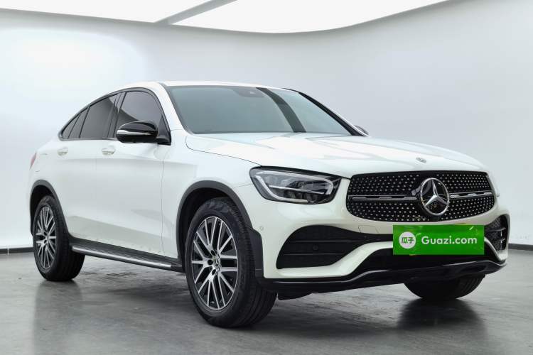 Used Mercedes-Benz GLC Coupe 2020 GLC 300 4MATIC Coupe SUV Exterior 2