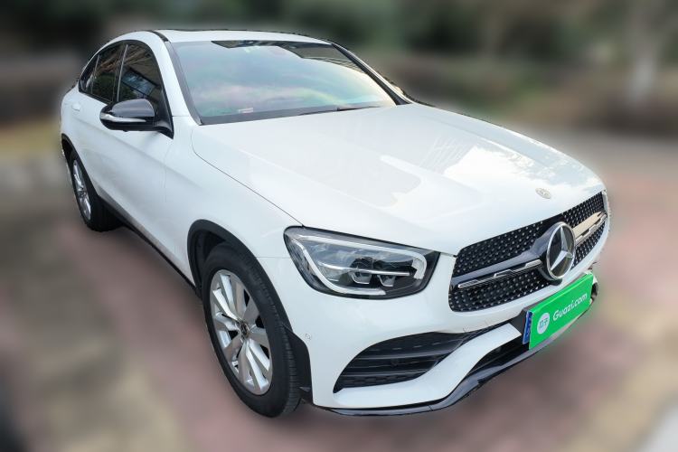Used Mercedes-Benz GLC Coupe 2020 GLC 260 4MATIC Coupe SUV Front Right 45 Deg