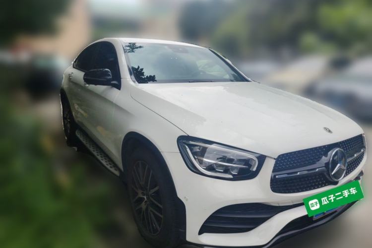 Used Mercedes-Benz GLC Coupe 2020 GLC 300 4MATIC Coupe SUV Front Right 45 Deg
