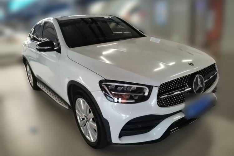 Used Mercedes-Benz GLC Coupe 2020 GLC 260 4MATIC Coupe SUV Front Right 45 Deg