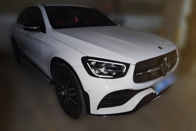 Used Mercedes-Benz GLC Coupe 2020 GLC 300 4MATIC Coupe SUV Front Right 45 Deg