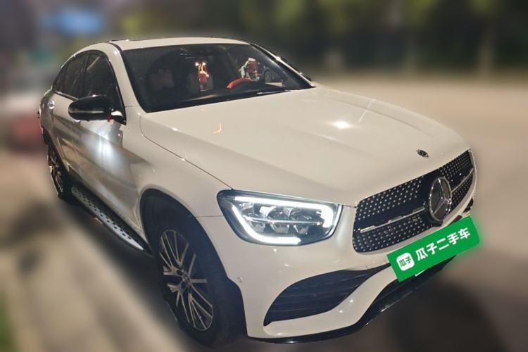 Used Mercedes-Benz GLC Coupe 2020 GLC 300 4MATIC Coupe SUV Front Right 45 Deg