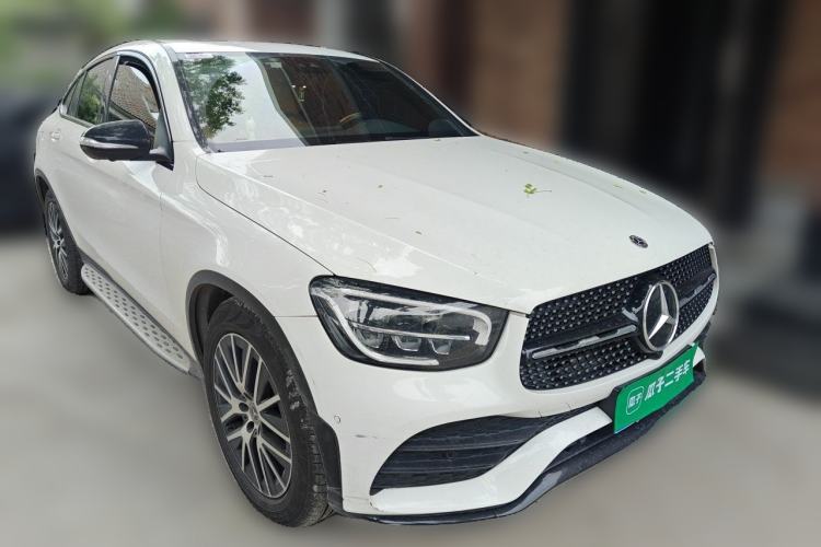 Used Mercedes-Benz GLC Coupe 2020 GLC 300 4MATIC Coupe SUV Front Right 45 Deg