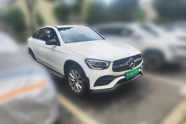 Used Mercedes-Benz GLC Coupe 2020 GLC 260 4MATIC Coupe SUV Front Right 45 Deg