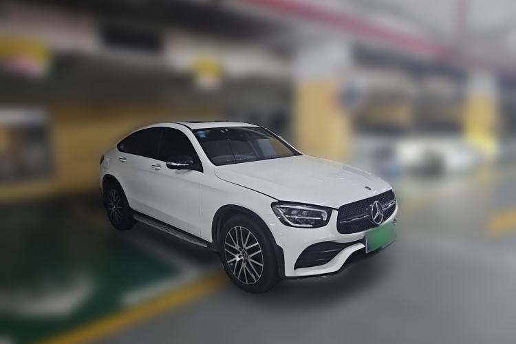 Used Mercedes-Benz GLC Coupe 2020 GLC 300 4MATIC Coupe SUV Front Right 45 Deg