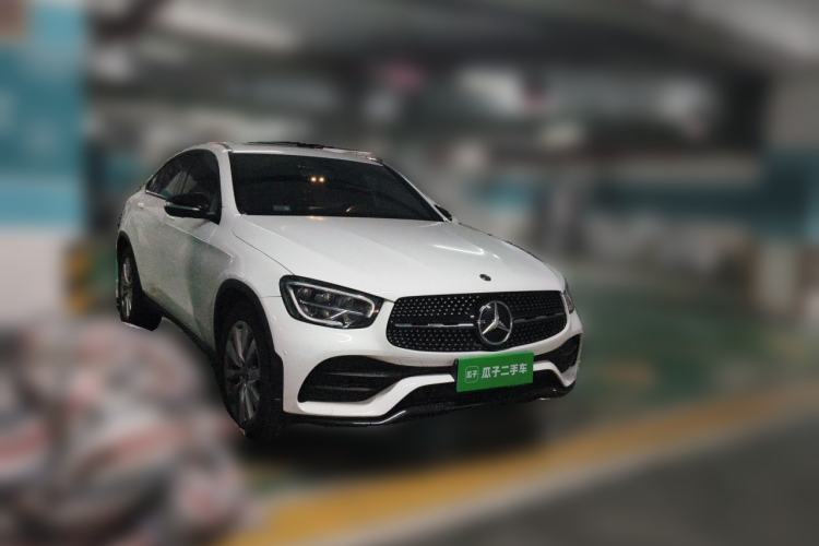 Used Mercedes-Benz GLC Coupe 2020 GLC 260 4MATIC Coupe SUV Front Right 45 Deg