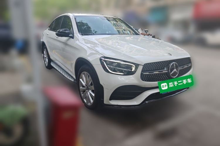 Used Mercedes-Benz GLC Coupe 2020 GLC 260 4MATIC Coupe SUV Front Right 45 Deg