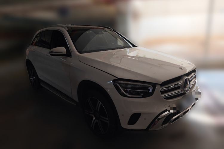 Used Mercedes-Benz GLC Coupe 2020 GLC 300 4MATIC Coupe SUV Front Right 45 Deg