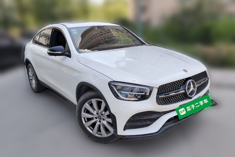 Used Mercedes-Benz GLC Coupe 2020 GLC 260 4MATIC Coupe SUV Front Right 45 Deg