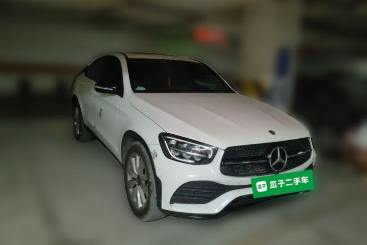 Used Mercedes-Benz GLC Coupe 2020 GLC 260 4MATIC Coupe SUV Front Right 45 Deg
