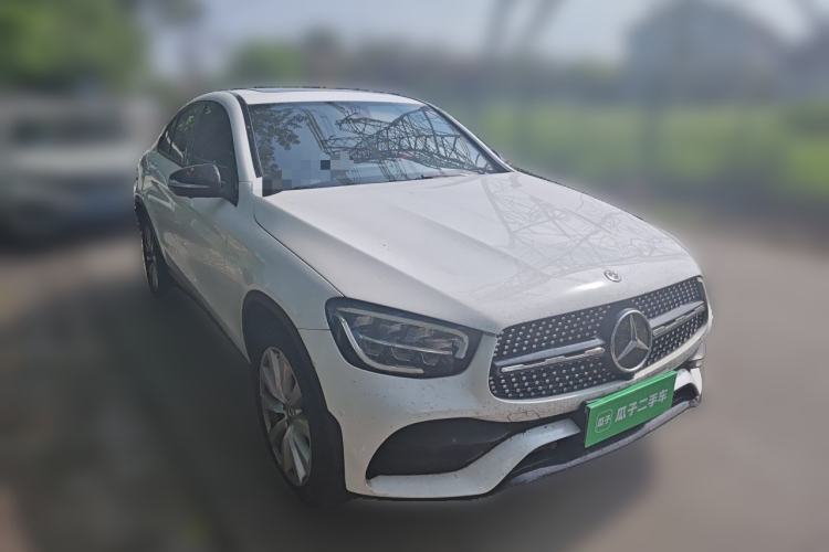 Used Mercedes-Benz GLC Coupe 2020 GLC 260 4MATIC Coupe SUV Front Right 45 Deg