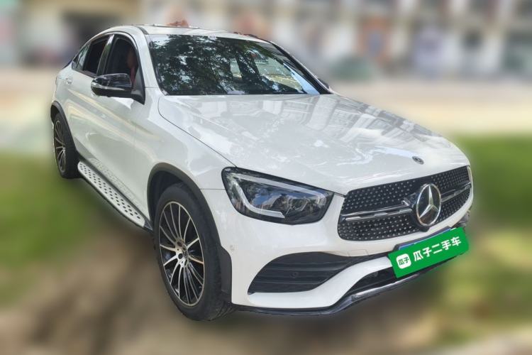 Used Mercedes-Benz GLC Coupe 2020 GLC 300 4MATIC AMG Line Coupe SUV Front Right 45 Deg