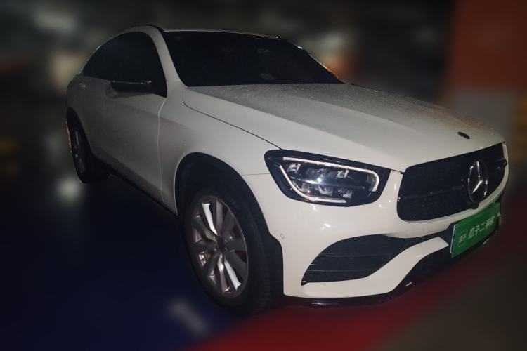 Used Mercedes-Benz GLC Coupe 2020 GLC 260 4MATIC Coupe SUV Front Right 45 Deg