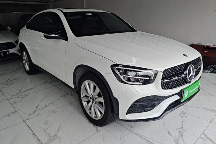 Used Mercedes-Benz GLC Coupe 2020 GLC 260 4MATIC Coupe SUV Front Right 45 Deg