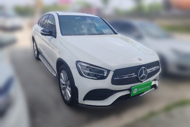 Used Mercedes-Benz GLC Coupe 2020 GLC 260 4MATIC Coupe SUV Front Right 45 Deg
