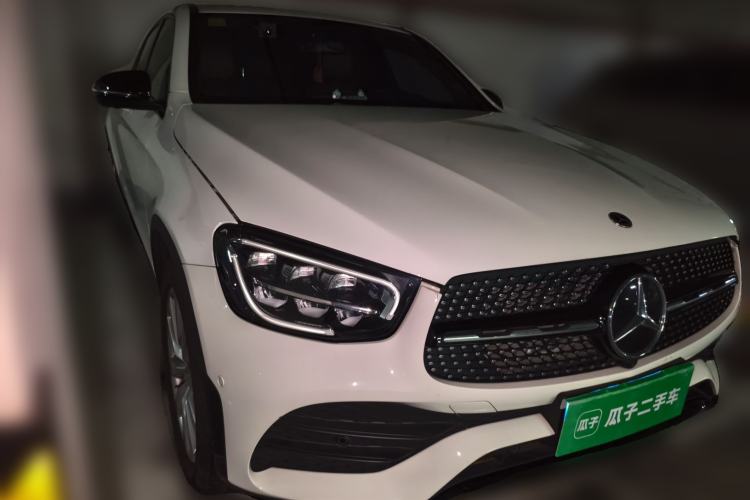 Used Mercedes-Benz GLC Coupe 2020 GLC 260 4MATIC Coupe SUV Front Right 45 Deg