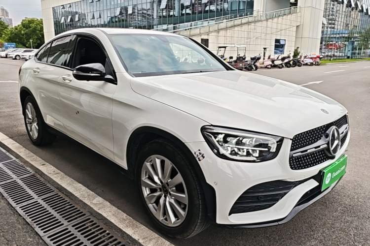 Used Mercedes-Benz GLC Coupe 2020 GLC 260 4MATIC Coupe SUV Front Right 45 Deg