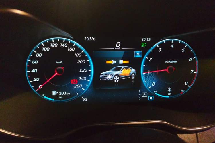 Used Mercedes-Benz GLC Coupe 2020 GLC 260 4MATIC Coupe SUV Instrument Cluster