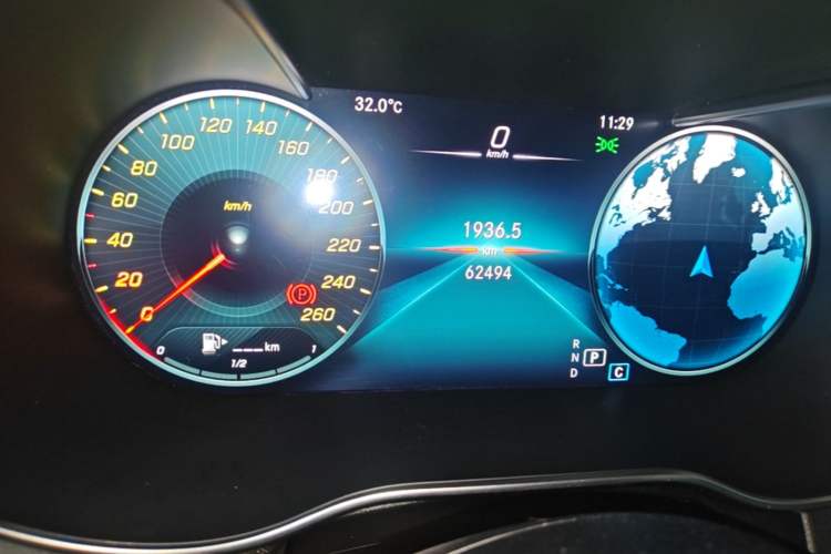 Used Mercedes-Benz GLC Coupe 2020 GLC 260 4MATIC Coupe SUV Instrument Cluster