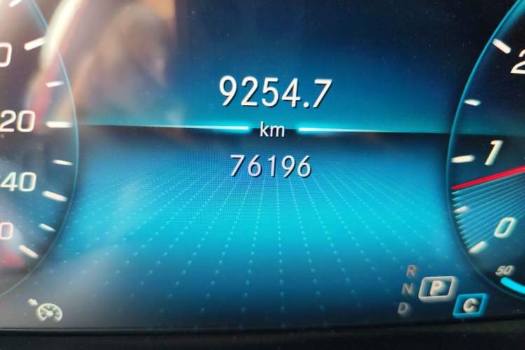 Used Mercedes-Benz GLC Coupe 2020 GLC 260 4MATIC Coupe SUV Odometer Close Up