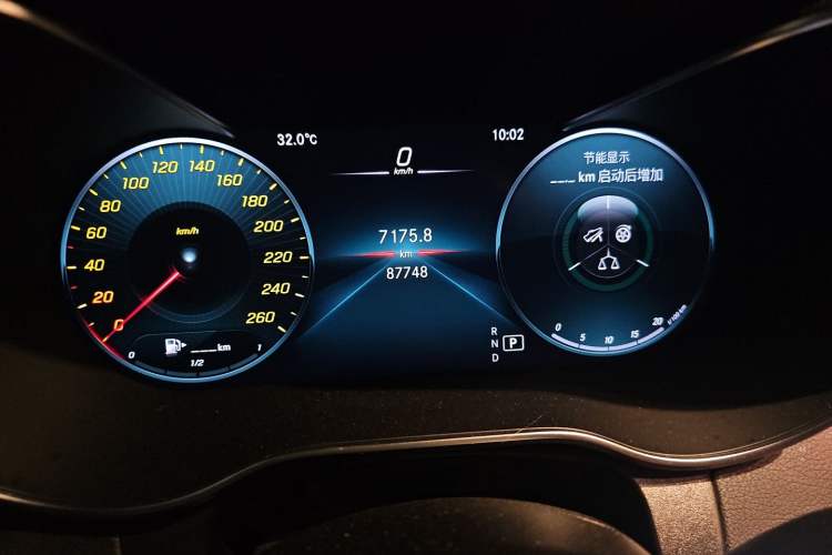 Used Mercedes-Benz GLC Coupe 2020 GLC 300 4MATIC Coupe SUV Odometer Close Up