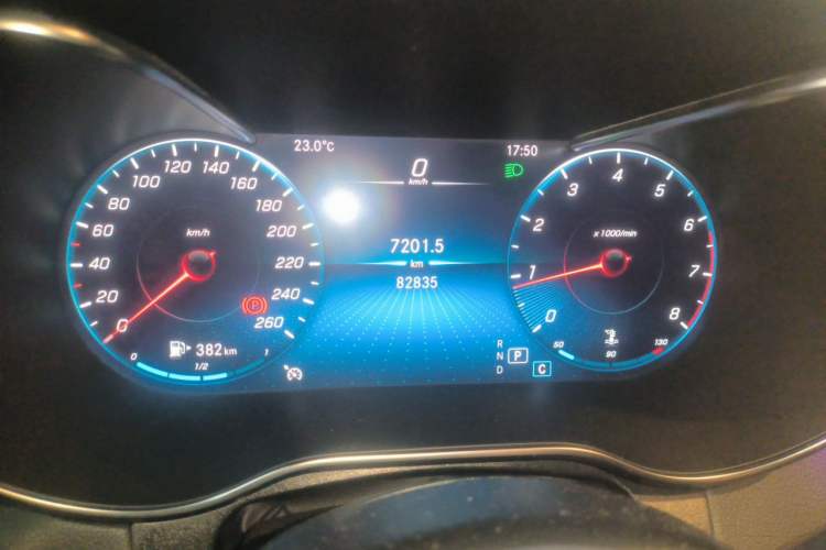 Used Mercedes-Benz GLC Coupe 2020 GLC 260 4MATIC Coupe SUV Odometer Close Up