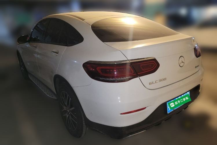 Used Mercedes-Benz GLC Coupe 2020 GLC 300 4MATIC Coupe SUV Rear Left 45 Deg