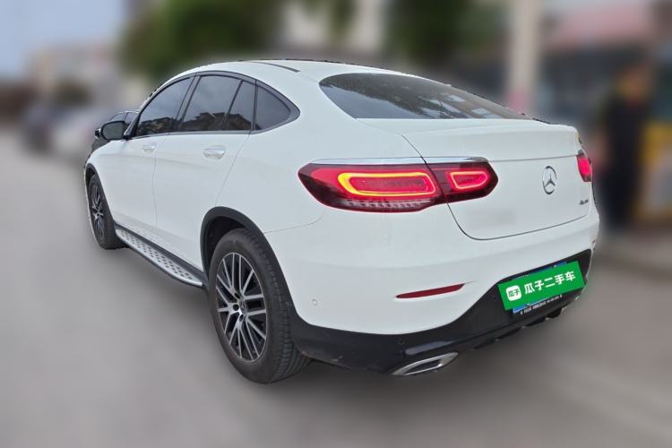 Used Mercedes-Benz GLC Coupe 2020 GLC 300 4MATIC Coupe SUV Rear Left 45 Deg