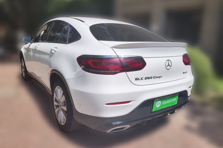 Used Mercedes-Benz GLC Coupe 2020 GLC 260 4MATIC Coupe SUV Rear Left 45 Deg