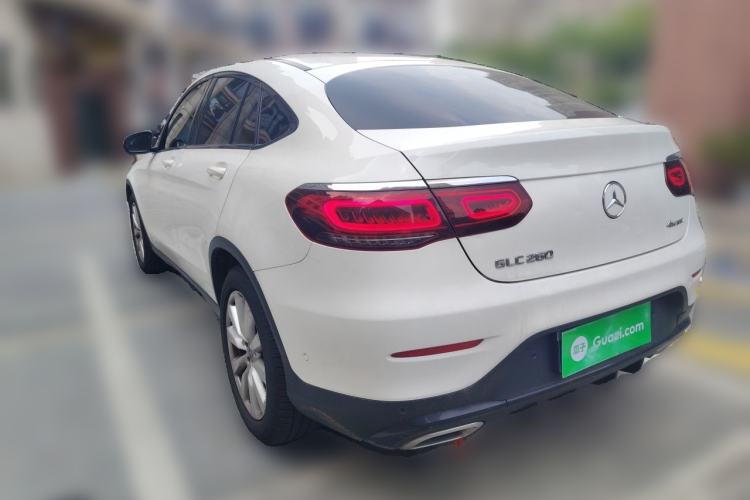 Used Mercedes-Benz GLC Coupe 2020 GLC 260 4MATIC Coupe SUV Rear Left 45 Deg