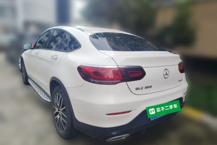 Used Mercedes-Benz GLC Coupe 2020 GLC 300 4MATIC Coupe SUV Rear Left 45 Deg