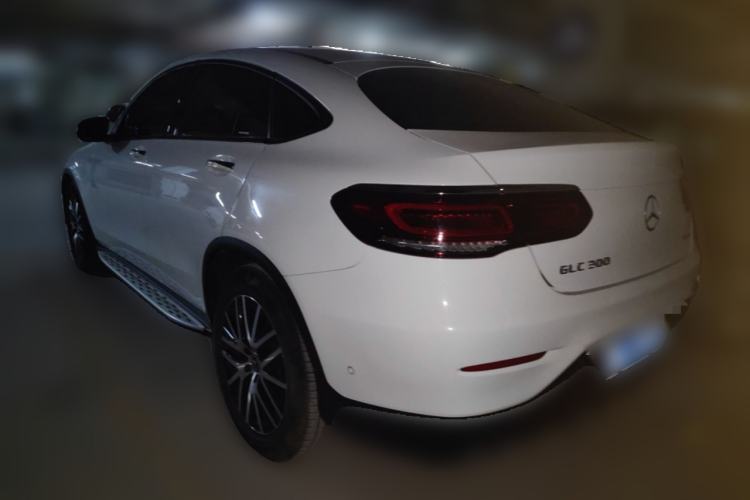 Used Mercedes-Benz GLC Coupe 2020 GLC 300 4MATIC Coupe SUV Rear Left 45 Deg