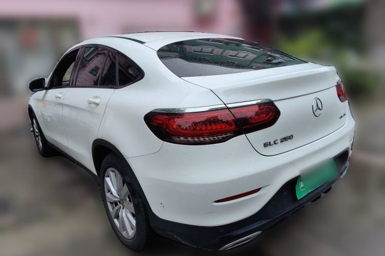 Used Mercedes-Benz GLC Coupe 2020 GLC 260 4MATIC Coupe SUV Rear Left 45 Deg