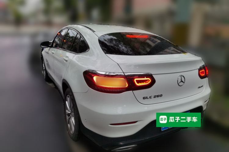 Used Mercedes-Benz GLC Coupe 2020 GLC 260 4MATIC Coupe SUV Rear Left 45 Deg
