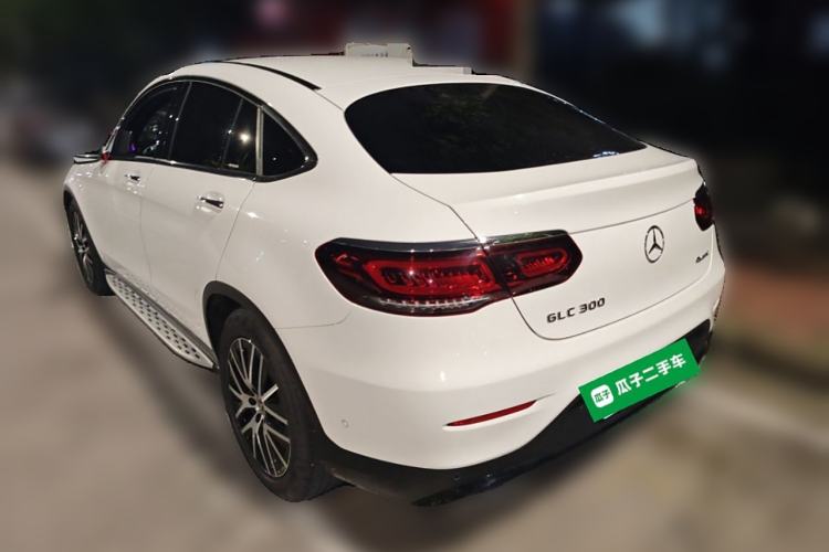 Used Mercedes-Benz GLC Coupe 2020 GLC 300 4MATIC Coupe SUV Rear Left 45 Deg