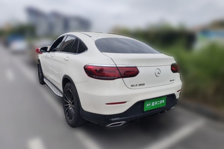 Used Mercedes-Benz GLC Coupe 2020 GLC 260 4MATIC Coupe SUV Rear Left 45 Deg