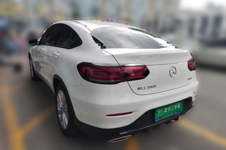 Used Mercedes-Benz GLC Coupe 2020 GLC 260 4MATIC Coupe SUV Rear Left 45 Deg