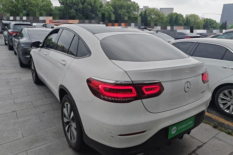 Used Mercedes-Benz GLC Coupe 2020 GLC 260 4MATIC Coupe SUV Rear Left 45 Deg