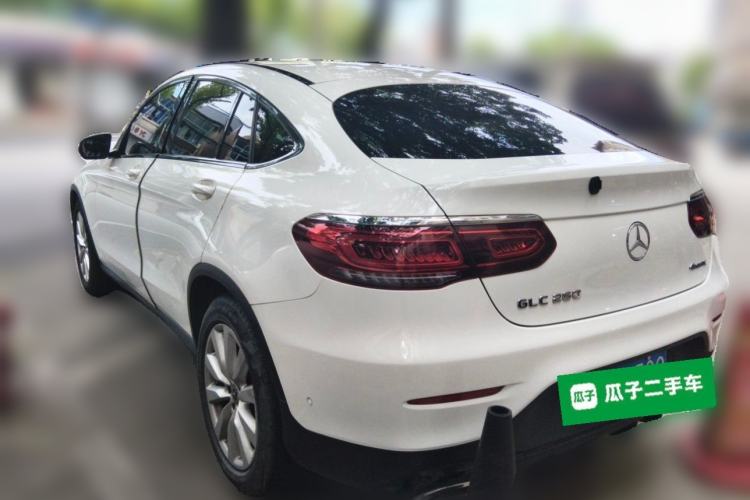 Used Mercedes-Benz GLC Coupe 2020 GLC 260 4MATIC Coupe SUV Rear Left 45 Deg