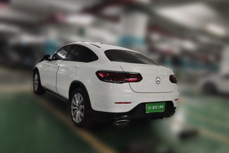 Used Mercedes-Benz GLC Coupe 2020 GLC 260 4MATIC Coupe SUV Rear Left 45 Deg
