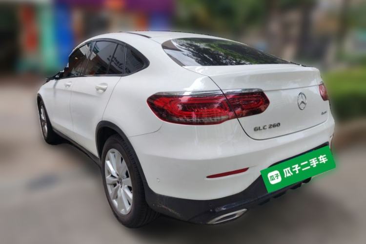 Used Mercedes-Benz GLC Coupe 2020 GLC 260 4MATIC Coupe SUV Rear Left 45 Deg