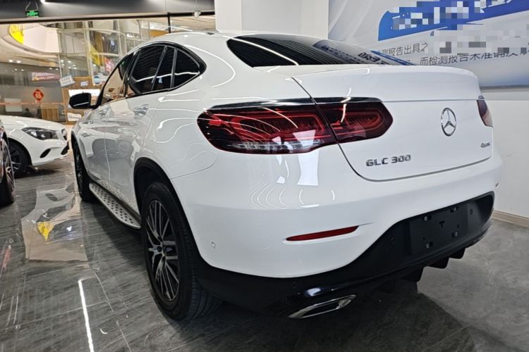 Used Mercedes-Benz GLC Coupe 2020 GLC 300 4MATIC Coupe SUV Rear Left 45 Deg