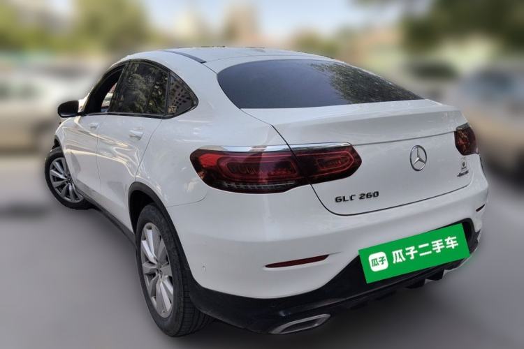 Used Mercedes-Benz GLC Coupe 2020 GLC 260 4MATIC Coupe SUV Rear Left 45 Deg