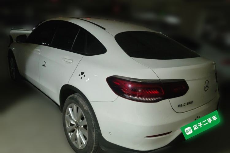 Used Mercedes-Benz GLC Coupe 2020 GLC 260 4MATIC Coupe SUV Rear Left 45 Deg