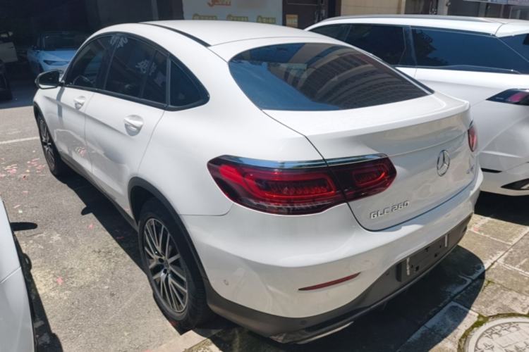 Used Mercedes-Benz GLC Coupe 2020 GLC 260 4MATIC Coupe SUV Rear Left 45 Deg