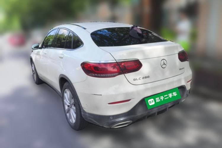 Used Mercedes-Benz GLC Coupe 2020 GLC 260 4MATIC Coupe SUV Rear Left 45 Deg